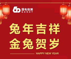兔年吉祥，金兔贺岁，新年快乐！北京国电电科院检测科技有限公司给大家拜年啦！
